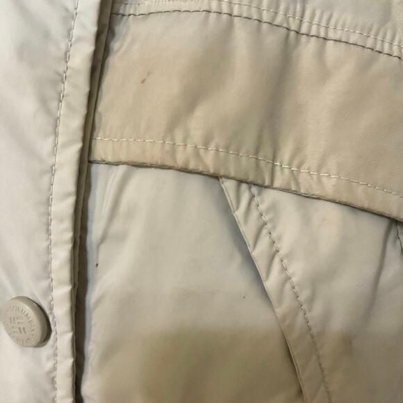 Vintage Columbia Omni Tech Khaki Zip Front Jacket Waterproof Breathable Size L - Picture 13 of 14